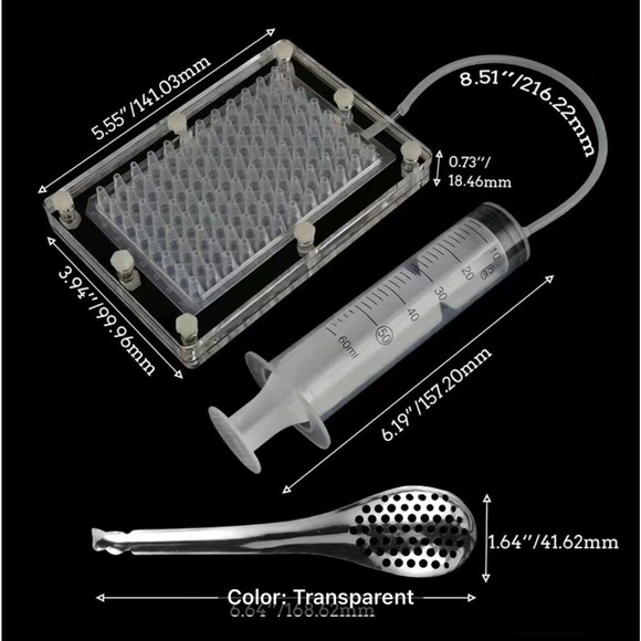 Popping Boba Molecular Gastronomy Tool Kit Make Pearls For Boba Tea Fast & Easy! - Picture 1 of 2